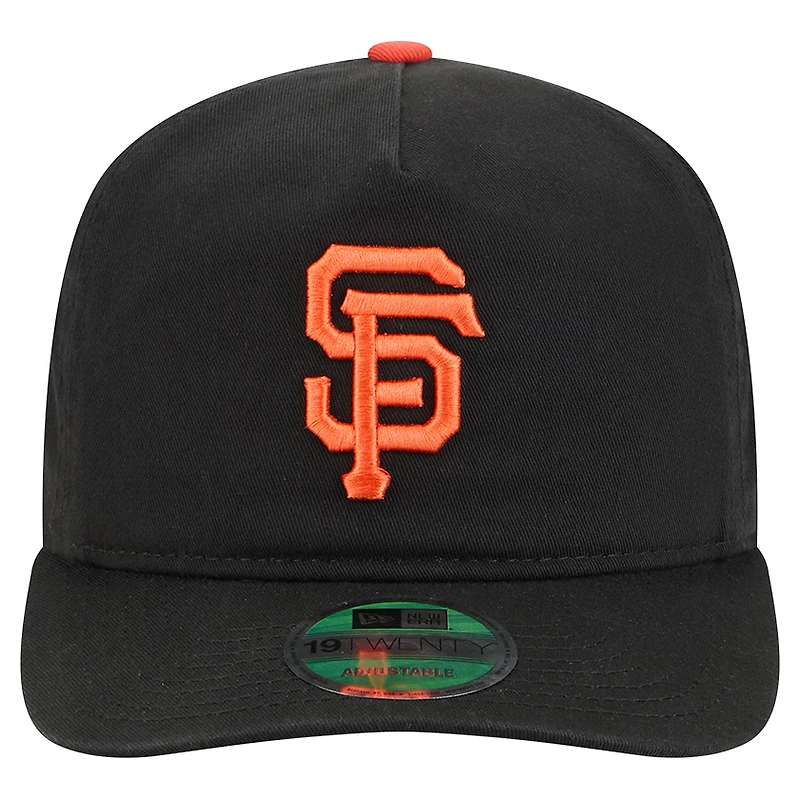 Casquette ajustable New Era noire San Francisco Giants Team 19TWENTY pour homme