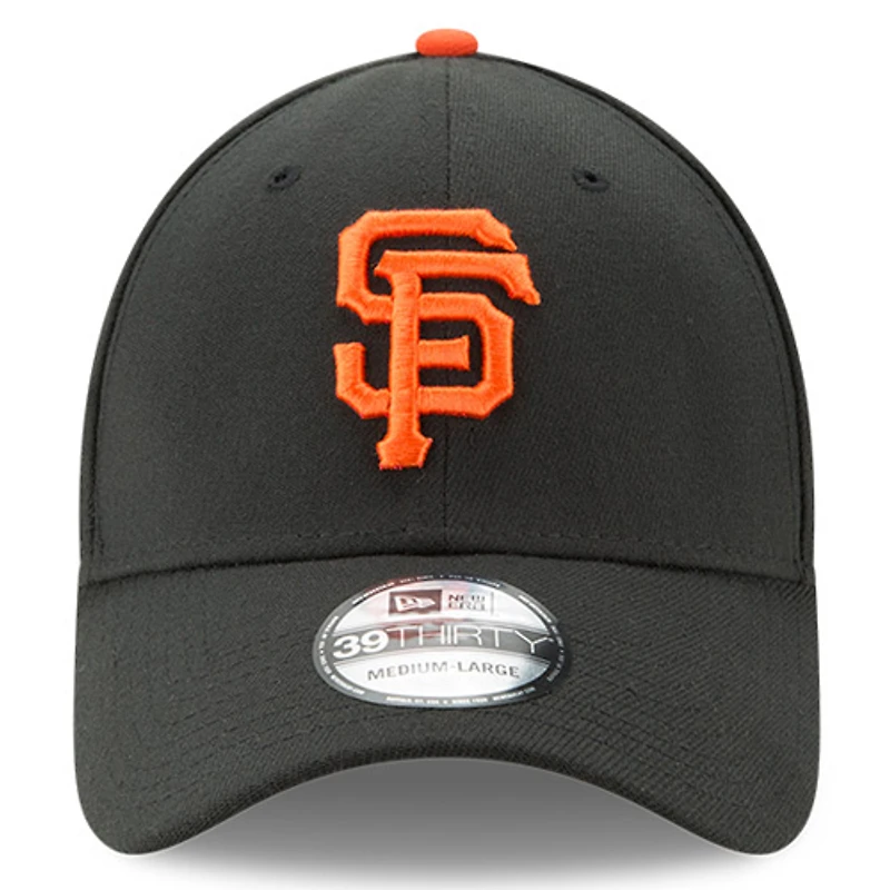 Men's New Era Black San Francisco Giants Team Classic 39THIRTY Flex Hat