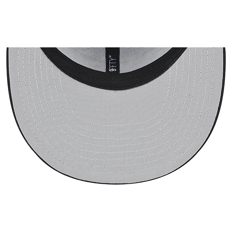 Men's New Era Black San Francisco Giants Team Color Trucker 9FIFTY Snapback Hat