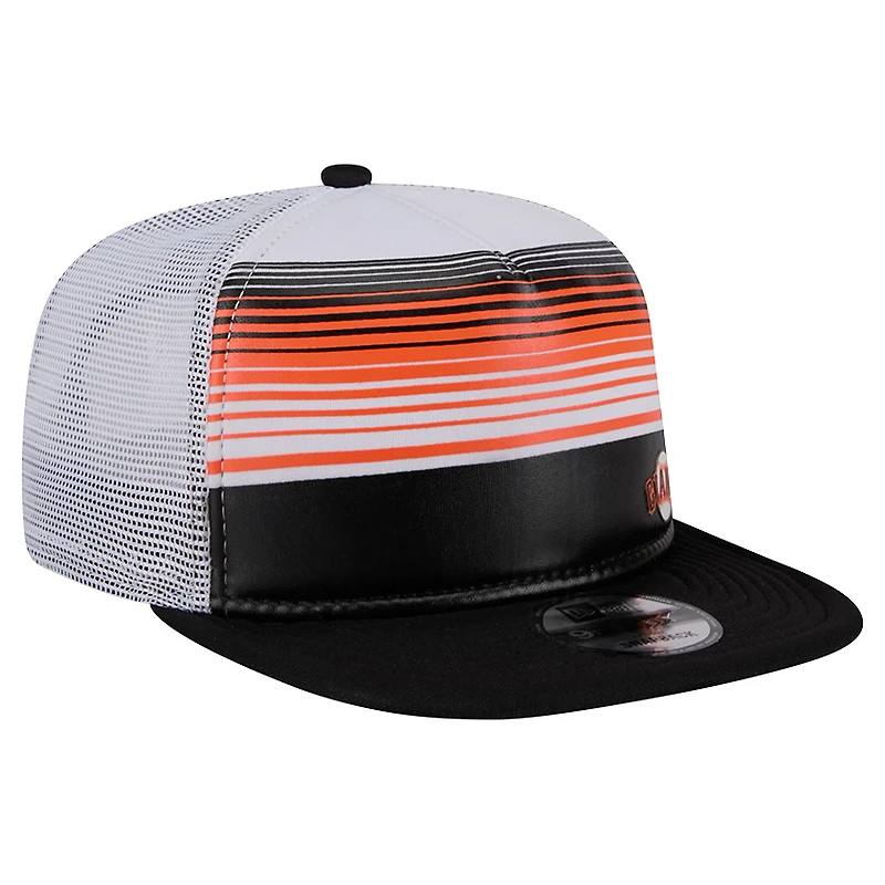 Casquette snapback A-Frame Trucker Team Horizon 9FIFTY San Francisco Giants de New Era pour homme noire