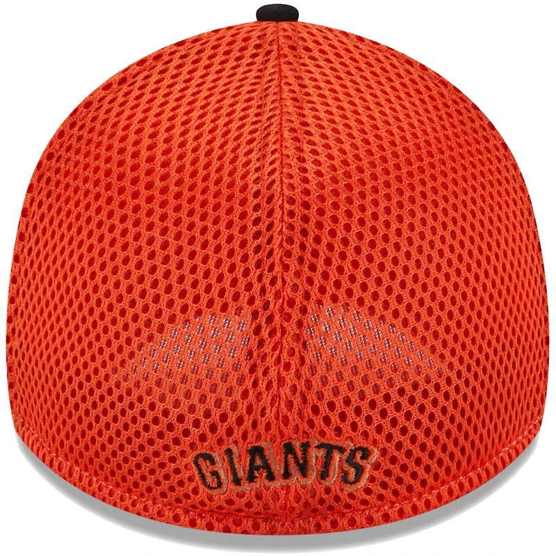 Men's New Era Black San Francisco Giants Team Neo 39THIRTY Flex Hat