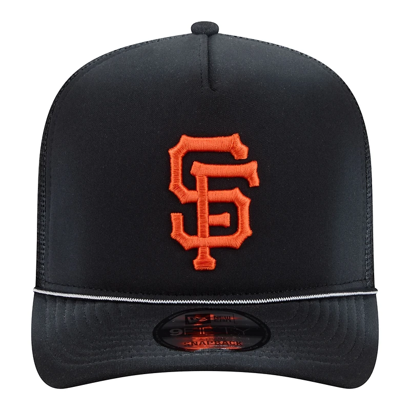 Casquette trucker New Era 9FIFTY noire San Francisco Giants pour homme