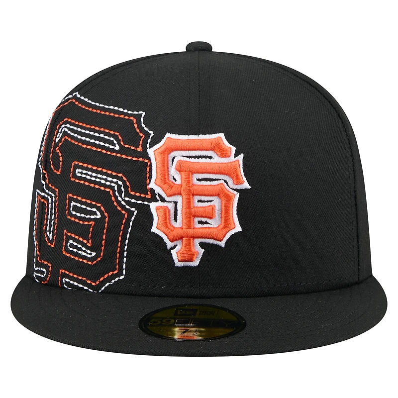 Casquette ajustée 59FIFTY noire New Era des Giants de San Francisco pour homme