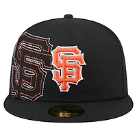 Casquette ajustée 59FIFTY noire New Era des Giants de San Francisco pour homme