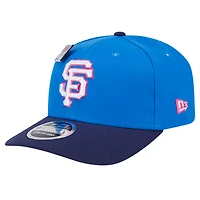 Men's New Era Blue/Navy San Francisco Giants 2024 Big League Chew Flavor Pack 9SEVENTY Adjustable Hat