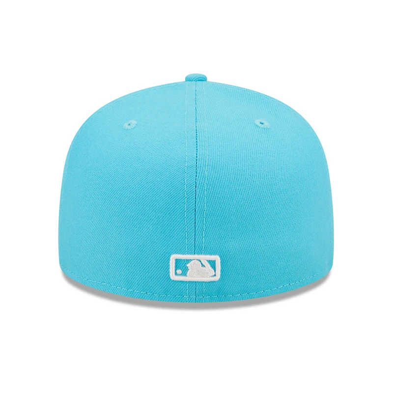 Men's New Era Blue San Francisco Giants Vice Highlighter Logo 59FIFTY Fitted Hat