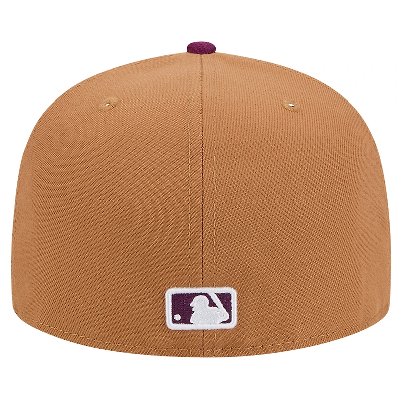 Men's New Era Brown/Purple San Francisco Giants Two-Tone Color Pack 59FIFTY Fitted Hat