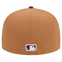 Men's New Era Brown/Purple San Francisco Giants Two-Tone Color Pack 59FIFTY Fitted Hat