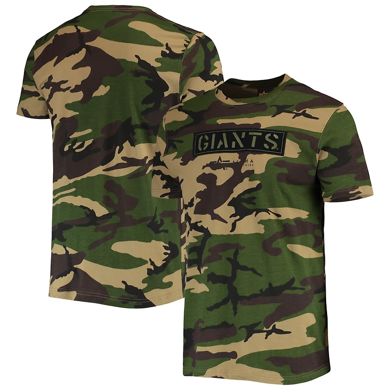 NWE SF GIA CAMO HOMME T-SHIRT À COL ROND 22 TEEMENPFM