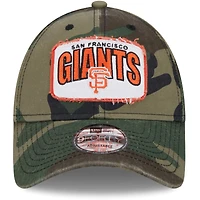 Casquette réglable New Era camouflage San Francisco Giants Gameday 9FORTY pour hommes