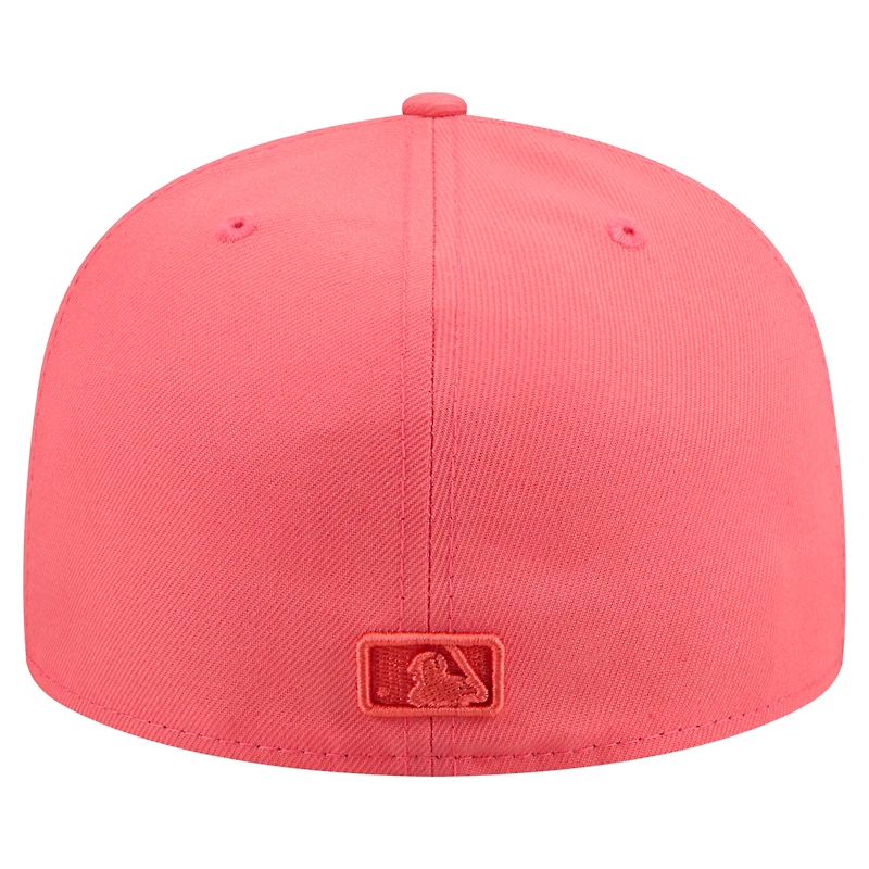 Casquette ajustée A-Frame 59FIFTY pour homme New Era corail des Giants de San Francisco