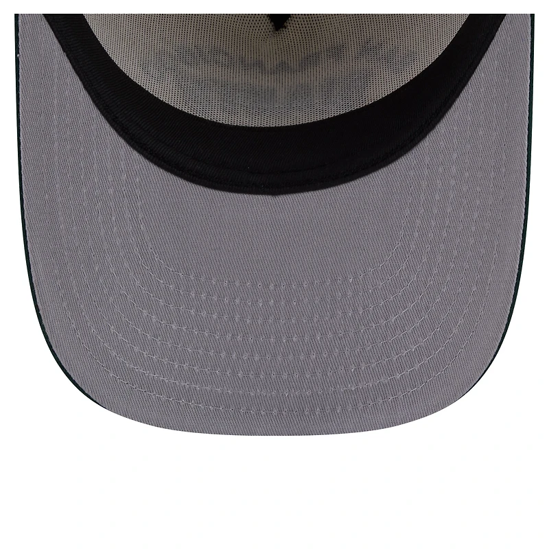 Men's New Era Cream/Dark Green San Francisco Giants Chrome A-Frame 9FIFTY Snapback Hat