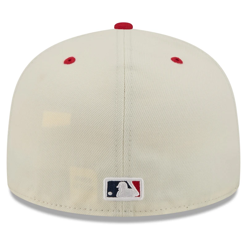 Men's New Era Cream/Red San Francisco Giants USA 250 Fourth of July 59FIFTY Fitted Hat