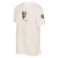 Men's New Era  Cream San Francisco Giants 250th Fourth of July T-Shirt