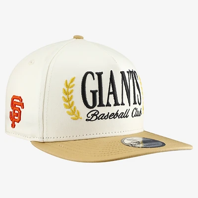 Casquette snapback New Era crème San Francisco Giants Club 9FIFTY pour homme