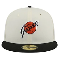 Casquette ajustée New Era 59FIFTY pour homme, couleur crème, collection Cooperstown, des Giants de San Francisco
