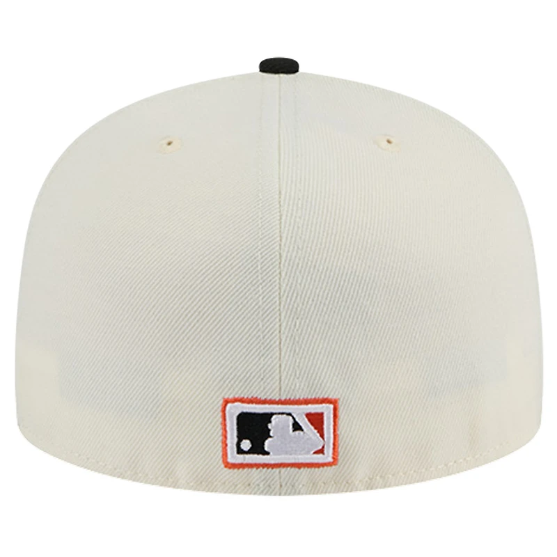 Casquette ajustée New Era 59FIFTY pour homme, couleur crème, collection Cooperstown, des Giants de San Francisco