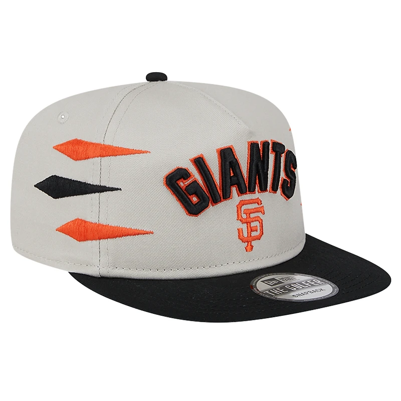 Casquette Snapback Iron Golfer San Francisco Giants de New Era pour homme, couleur crème