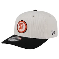 Casquette ajustable New Era 9SEVENTY crème des Giants de San Francisco pour homme