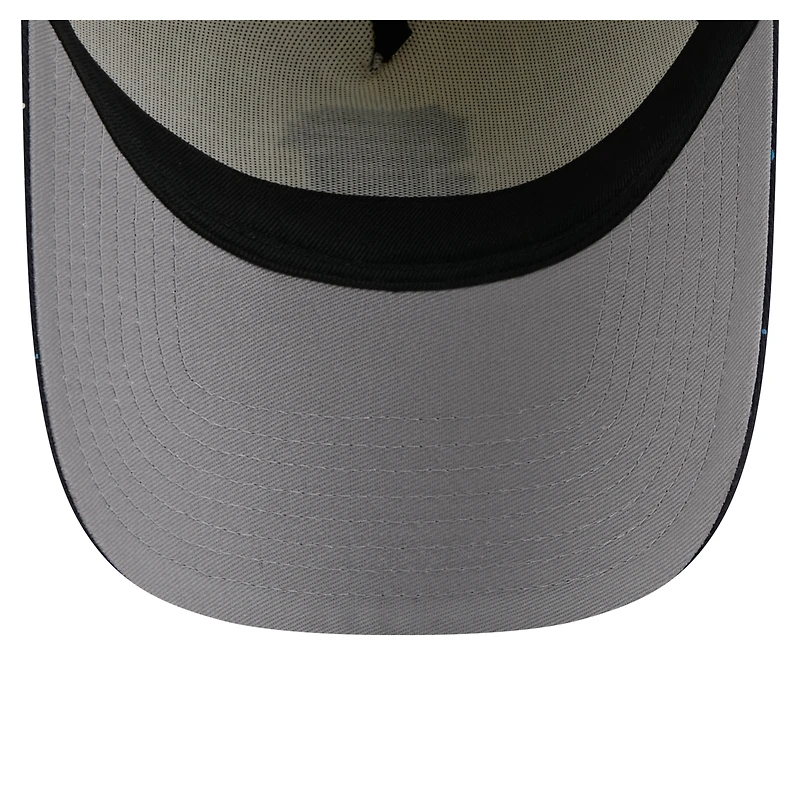 Men's New Era  Cream San Francisco Giants Speckle A-Frame 9FORTY Adjustable Hat