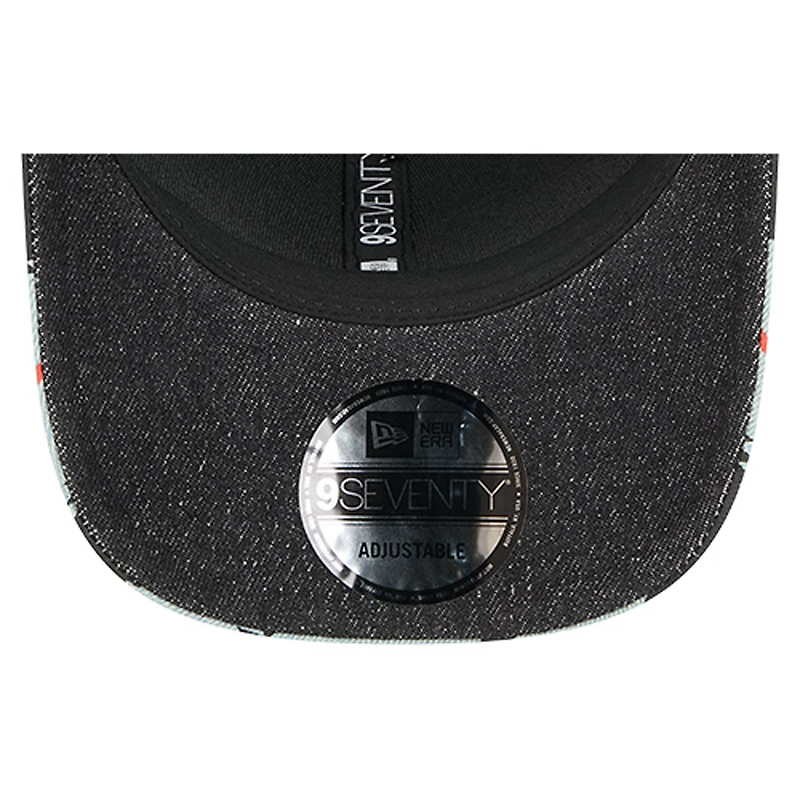 Men's New Era Denim/Black San Francisco Giants Aztec Denim 9SEVENTY Adjustable Hat