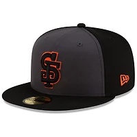 Men's New Era  Gray/Black San Francisco Giants Authentic Collection Alternate 59FIFTY Fitted Hat