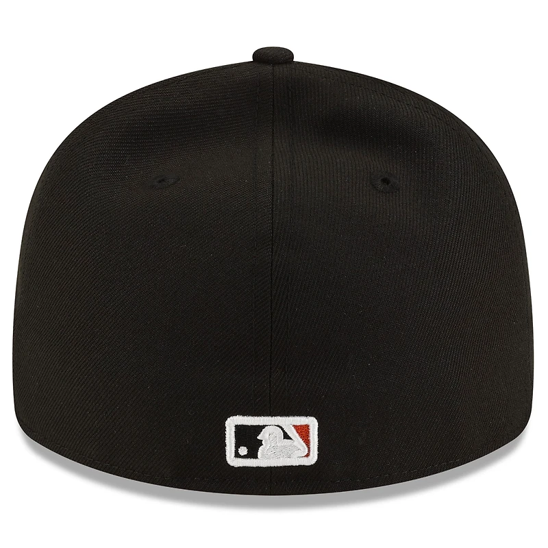 Men's New Era Gray/Black San Francisco Giants Authentic Collection Alternate Low Profile 59FIFTY Fitted Hat