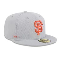 Men's New Era Gray San Francisco Giants 2025 MLB Clubhouse 59FIFTY Fitted Hat