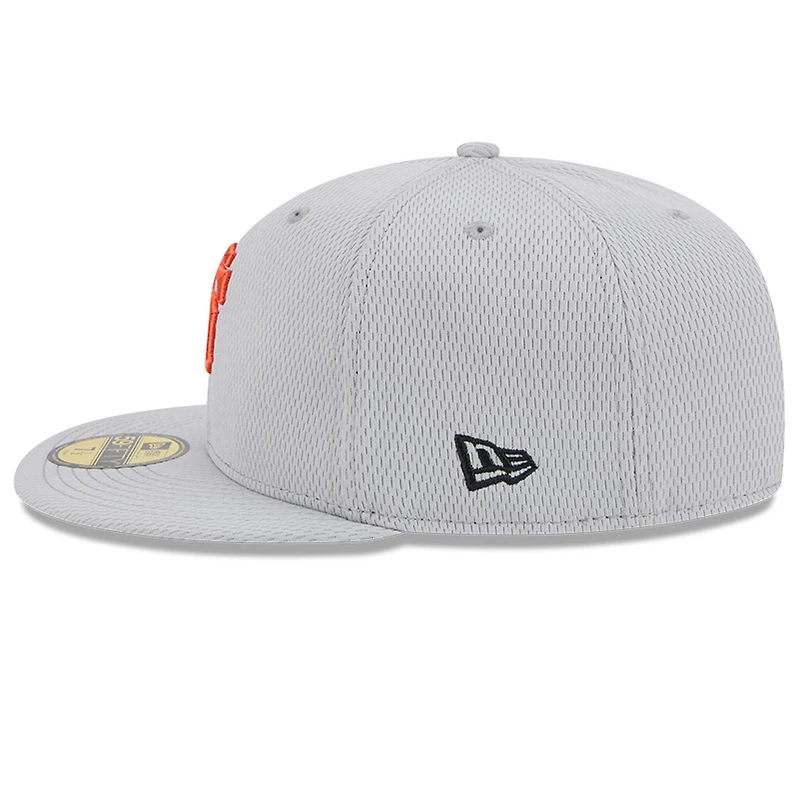 Men's New Era Gray San Francisco Giants 2025 MLB Clubhouse 59FIFTY Fitted Hat