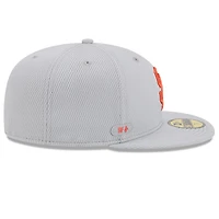 Men's New Era Gray San Francisco Giants 2025 MLB Clubhouse 59FIFTY Fitted Hat