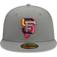 Casquette ajustée 59FIFTY gris San Francisco Giants Color Pack pour homme New Era