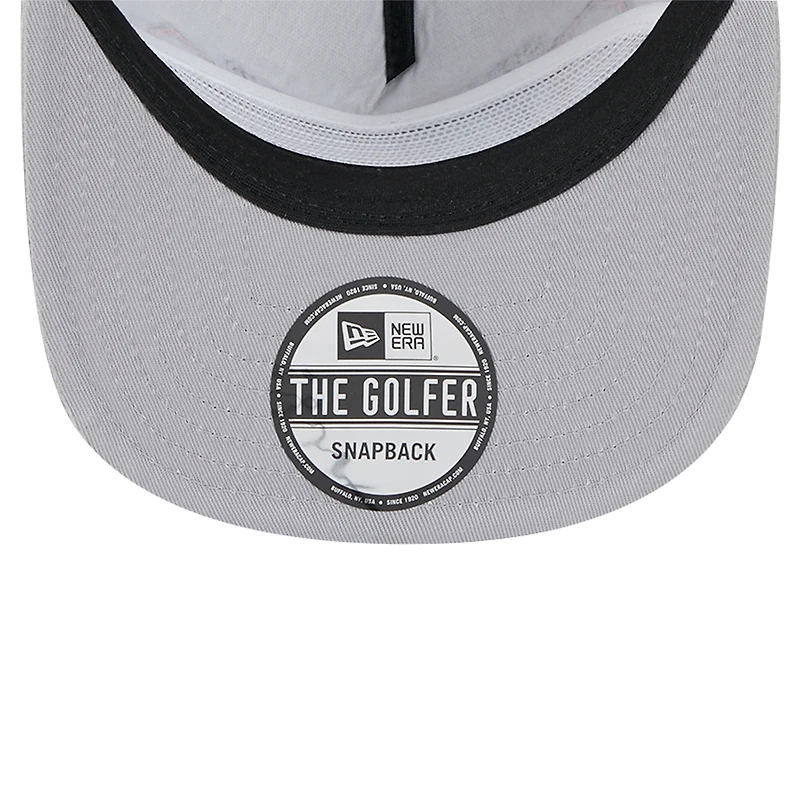 Casquette snapback en velours côtelé San Francisco Giants grise New Era pour homme