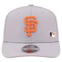 Men's New Era Gray San Francisco Giants Laser Perforated 9SEVENTY Adjustable Hat