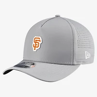 Men's New Era  Gray San Francisco Giants Micro Logo 9FORTY M-Crown A-Frame Adjustable Hat