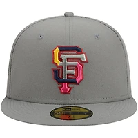 Casquette ajustée 59FIFTY grise des Giants de San Francisco New Era pour homme