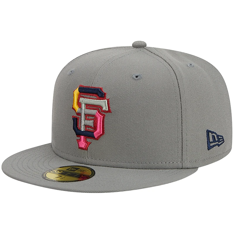 Casquette ajustée 59FIFTY grise des Giants de San Francisco New Era pour homme