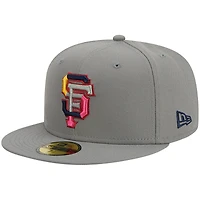Casquette ajustée 59FIFTY grise des Giants de San Francisco New Era pour homme