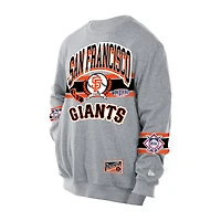Sweat-shirt New Era gris San Francisco Giants Sport Classics pour homme