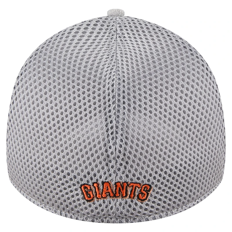 Casquette New Era 39THIRTY Flex grise à visière des Giants de San Francisco pour homme