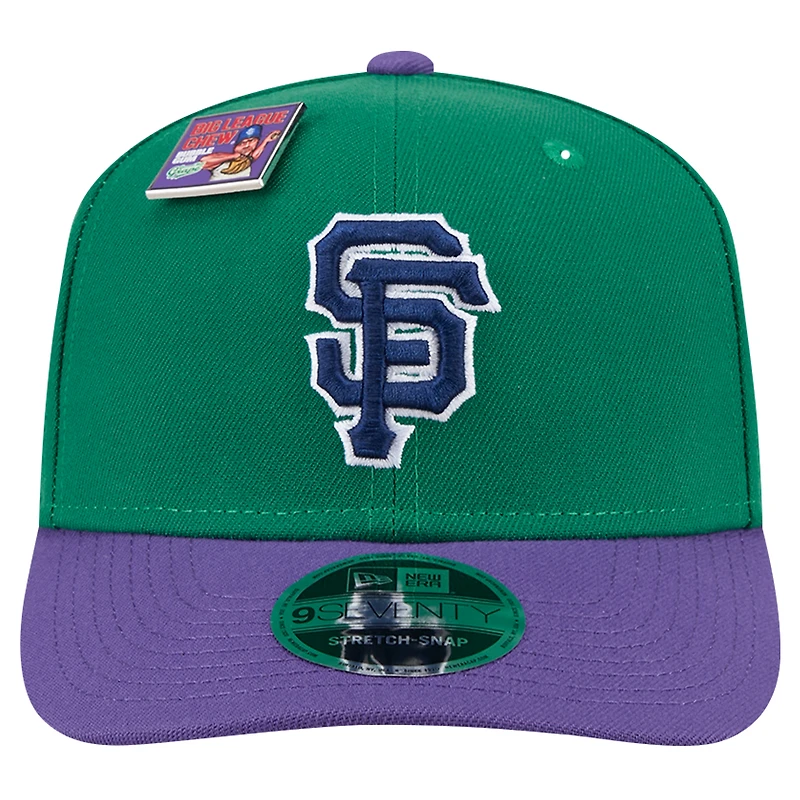 Men's New Era Green/Purple San Francisco Giants 2024 Big League Chew Flavor Pack 9SEVENTY Adjustable Hat