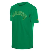 T-shirt New Era vert San Francisco Giants 2026 pour homme, édition spéciale Saint-Patrick