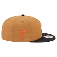 Men's New Era Khaki/Black San Francisco Giants Ice Cream 9FIFTY Snapback Hat