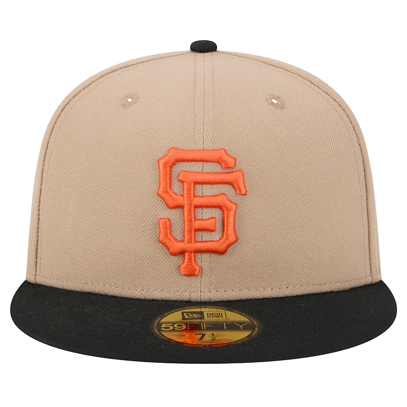 Casquette ajustée 59FIFTY kaki San Francisco Giants de New Era pour homme