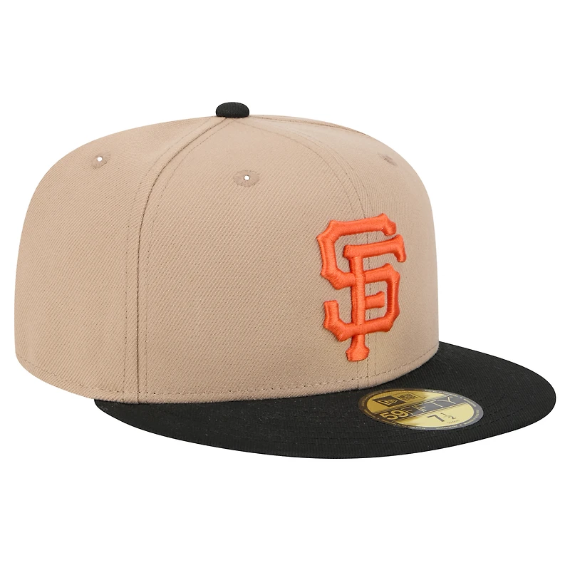 Casquette ajustée 59FIFTY kaki San Francisco Giants de New Era pour homme