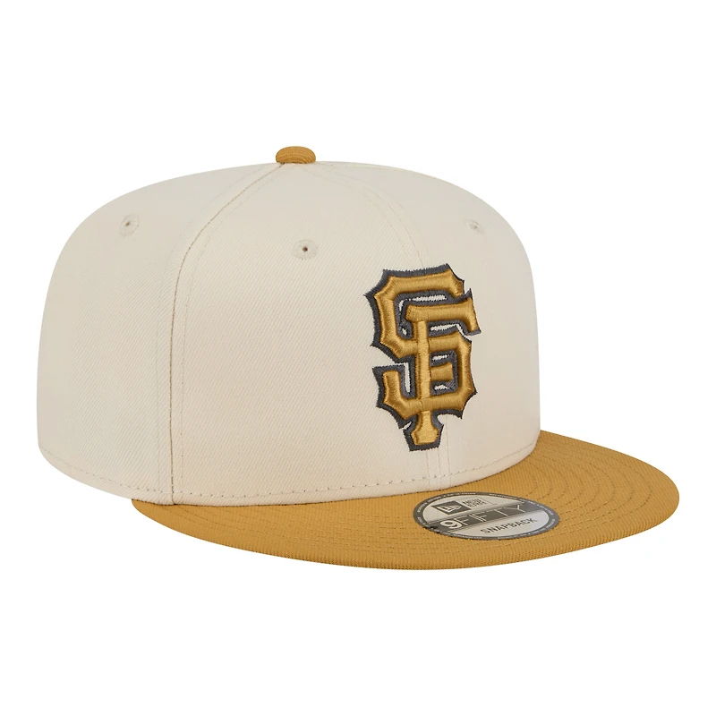 Men's New Era Turquoise/Charcoal San Francisco Giants Two-Tone Color Pack 9FIFTY Snapback Hat