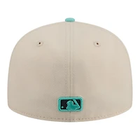Men's New Era Turquoise/Charcoal San Francisco Giants Two-Tone Color Pack 59FIFTY Fitted Hat