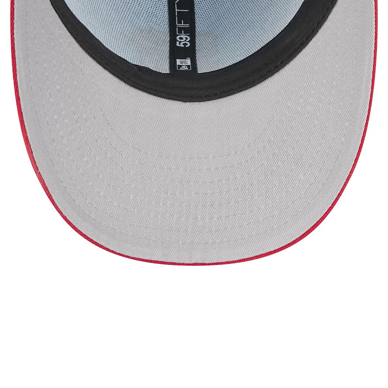 Men's New Era Light Blue/Red San Francisco Giants 2025 Fourth of July Low Profile 59FIFTY Fitted Hat