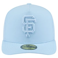 Casquette ajustée New Era 59FIFTY bleu clair pour homme, coloris A-Frame, des Giants de San Francisco