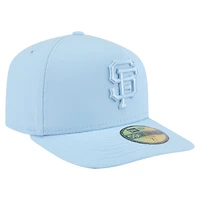 Casquette ajustée New Era 59FIFTY bleu clair pour homme, coloris A-Frame, des Giants de San Francisco