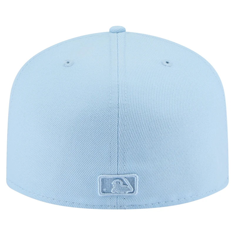 Casquette ajustée New Era 59FIFTY bleu clair pour homme, coloris A-Frame, des Giants de San Francisco